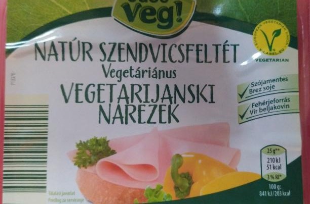 Képek - Vegetáriánus natúr szendvicsfeltét Just Veg!