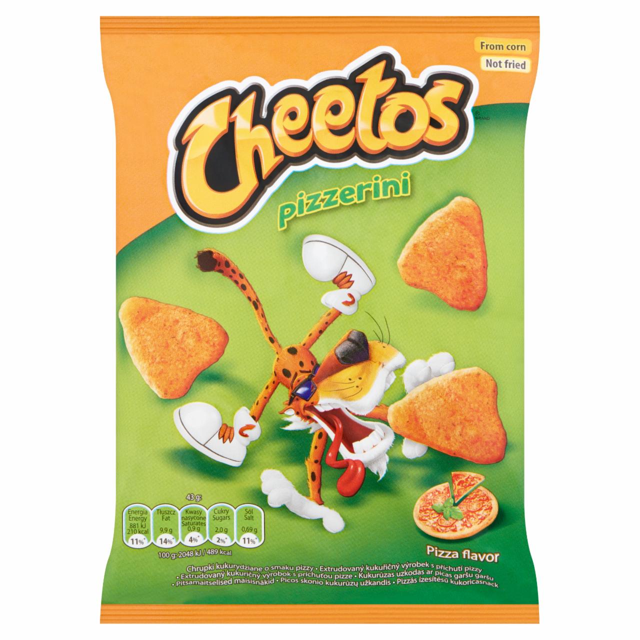 Képek - Cheetos Pizzerini pizzás ízésítésű kukoricasnack 43 g