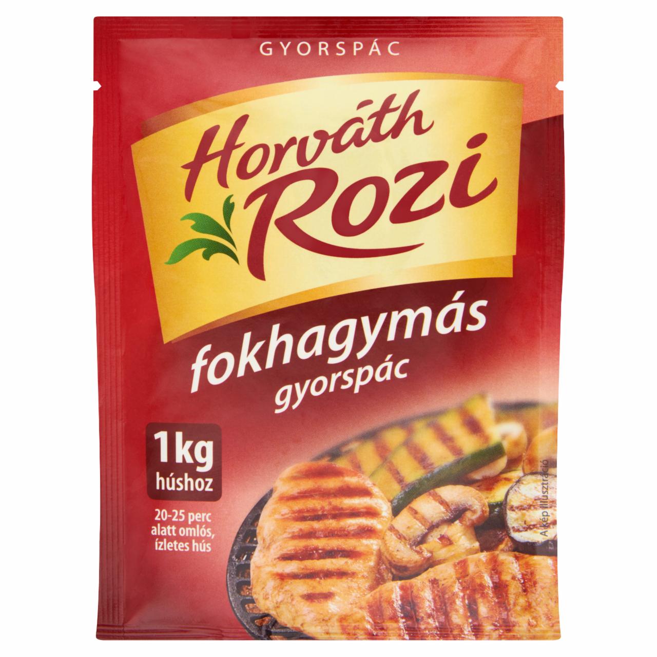 Képek - Horváth Rozi fokhagymás gyorspác fűszerkeverék 30 g