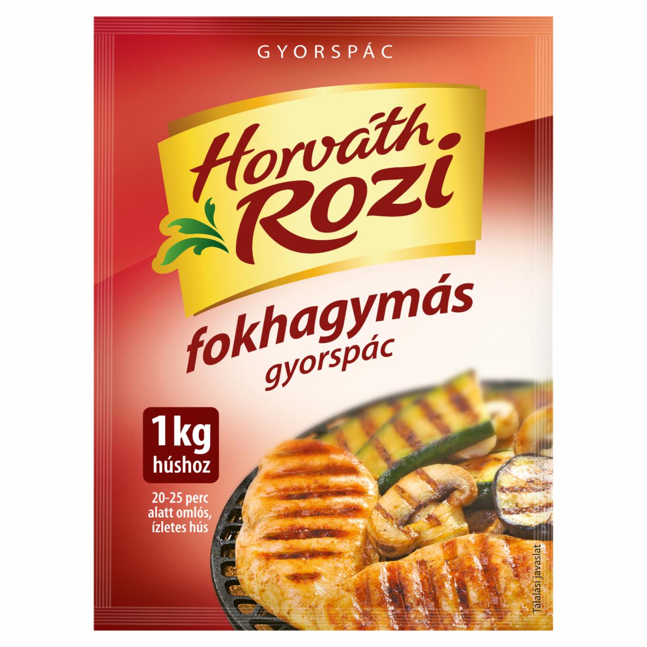 Képek - Horváth Rozi fokhagymás gyorspác fűszerkeverék 30 g
