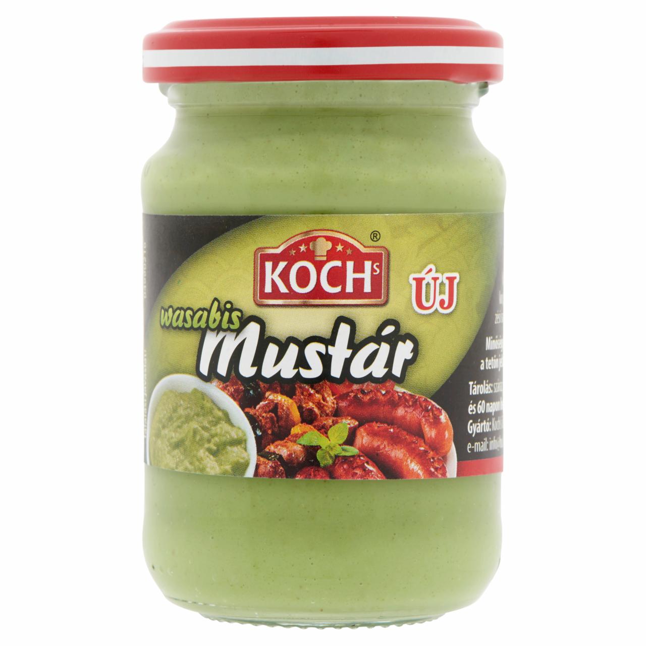 Képek - KOCHs wasabis mustár 95 g