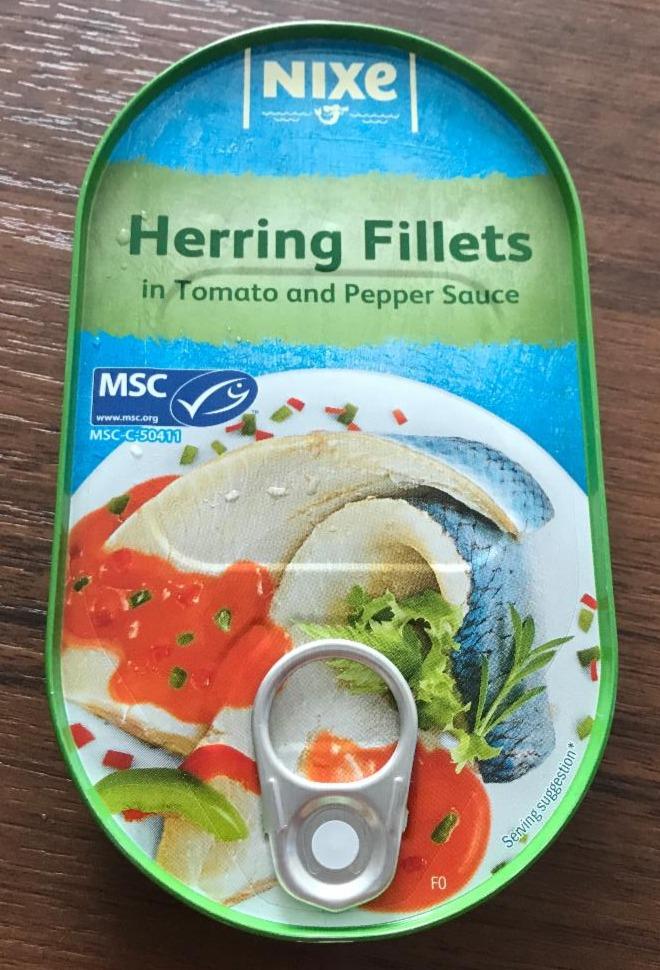 Képek - Hering fillets paradicsomos paprikás szószban Nixe