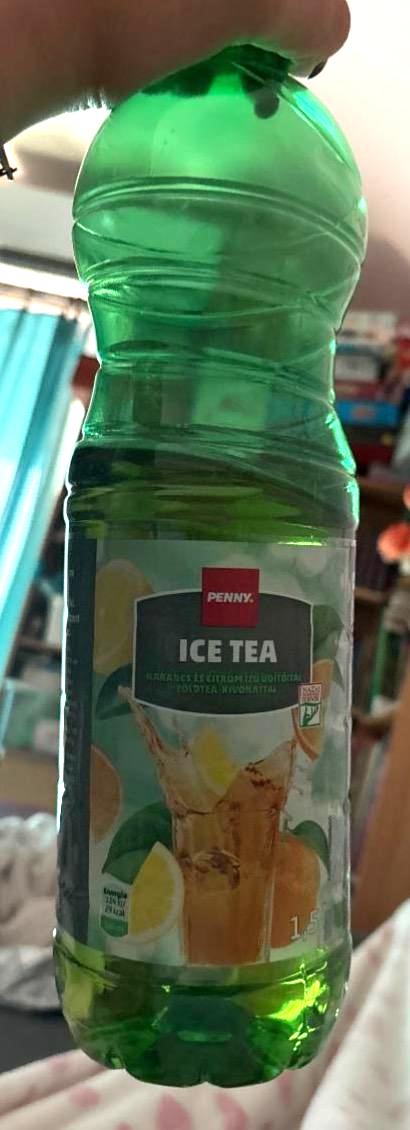 Képek - Ice tea narancs és citrom ízű zöldtea kivonattal Penny