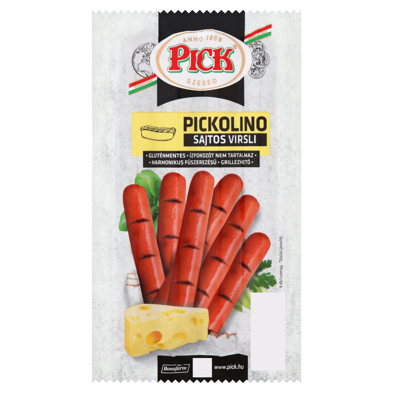 Képek - PICK Pickolino sajtos virsli sertéshúsból 140 g