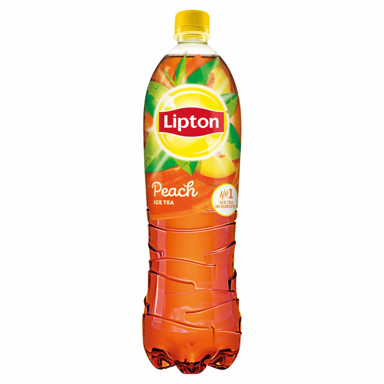 Képek - Lipton Ice Tea őszibarack ízű szénsavmentes üdítőital cukorral és édesítőszerrel 1,5 l