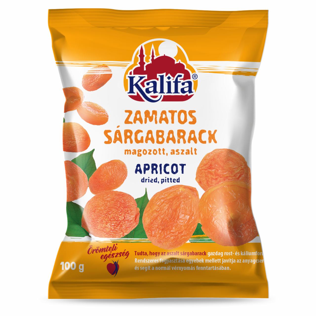 Képek - Kalifa magozott, aszalt zamatos sárgabarack 100 g