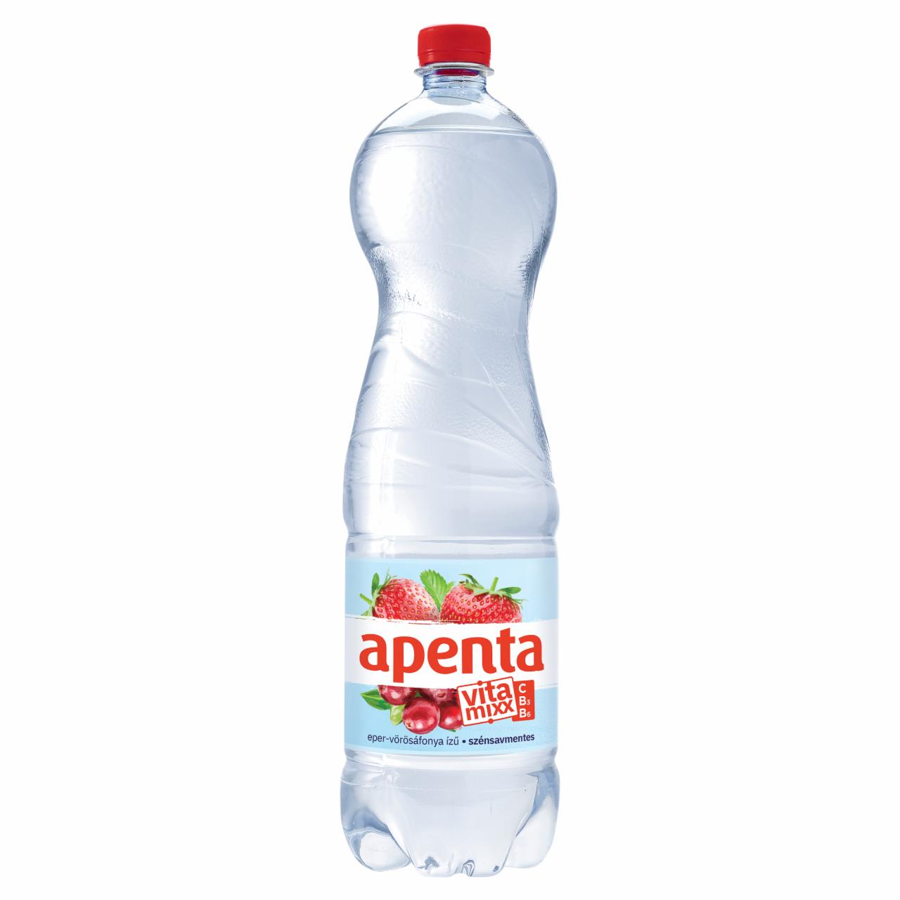 Képek - Apenta Vitamixx eper-vörösáfonya ízű szénsavmentes üdítőital természetes ásványvízzel 1,5 l