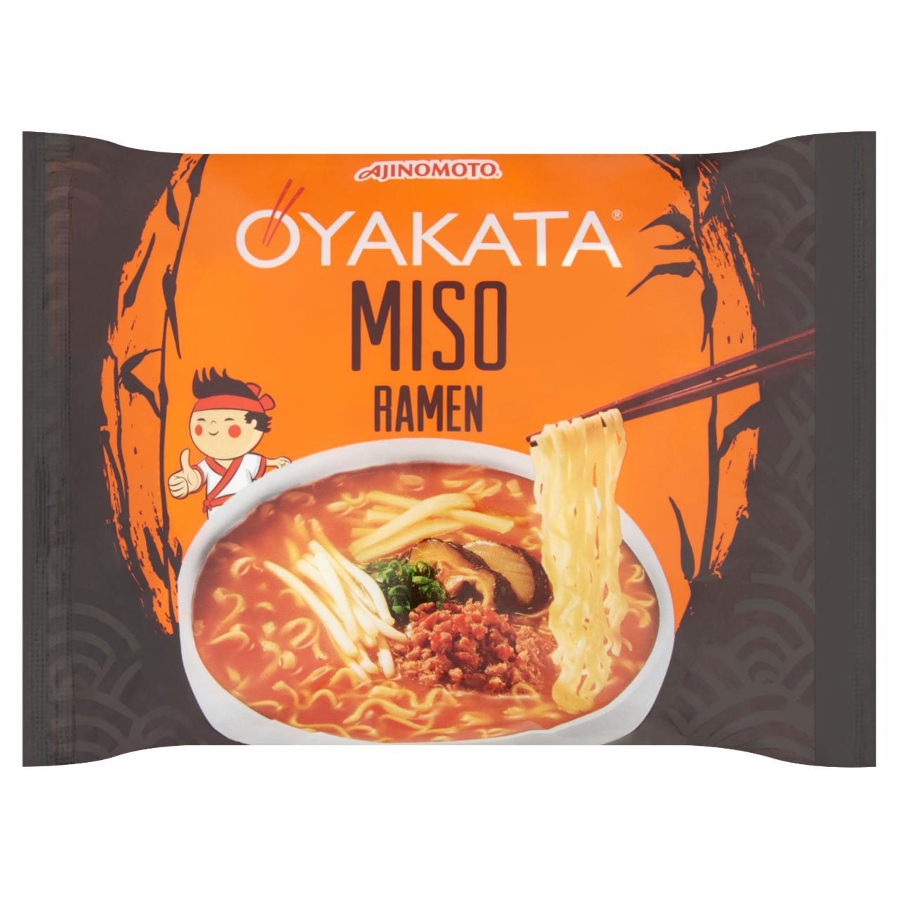 Képek - Oyakata instant japán tésztaleves Miso szójapaszta ízesítéssel 89 g
