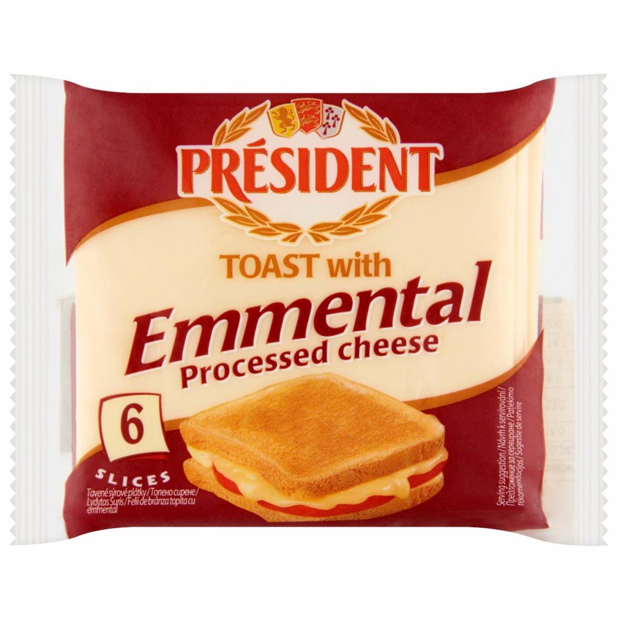 Képek - Président ementáli ízű félzsíros ömlesztett sajt 6 db 120 g