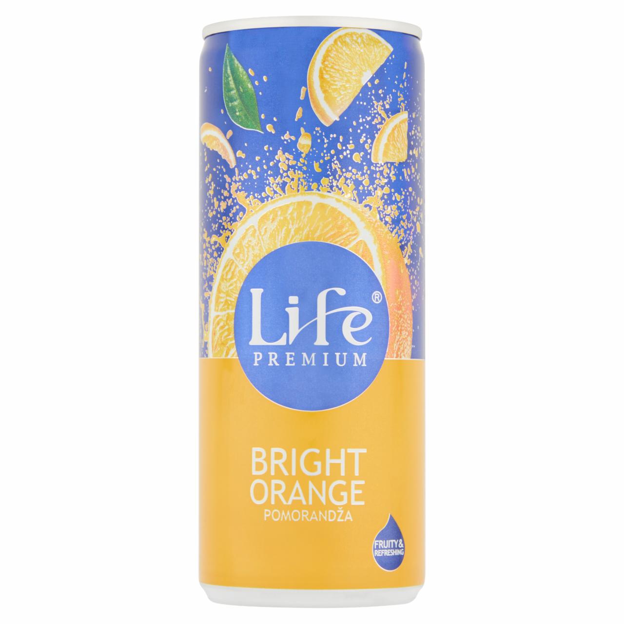 Képek - Life Premium Bright Orange szűrt narancsital 250 ml