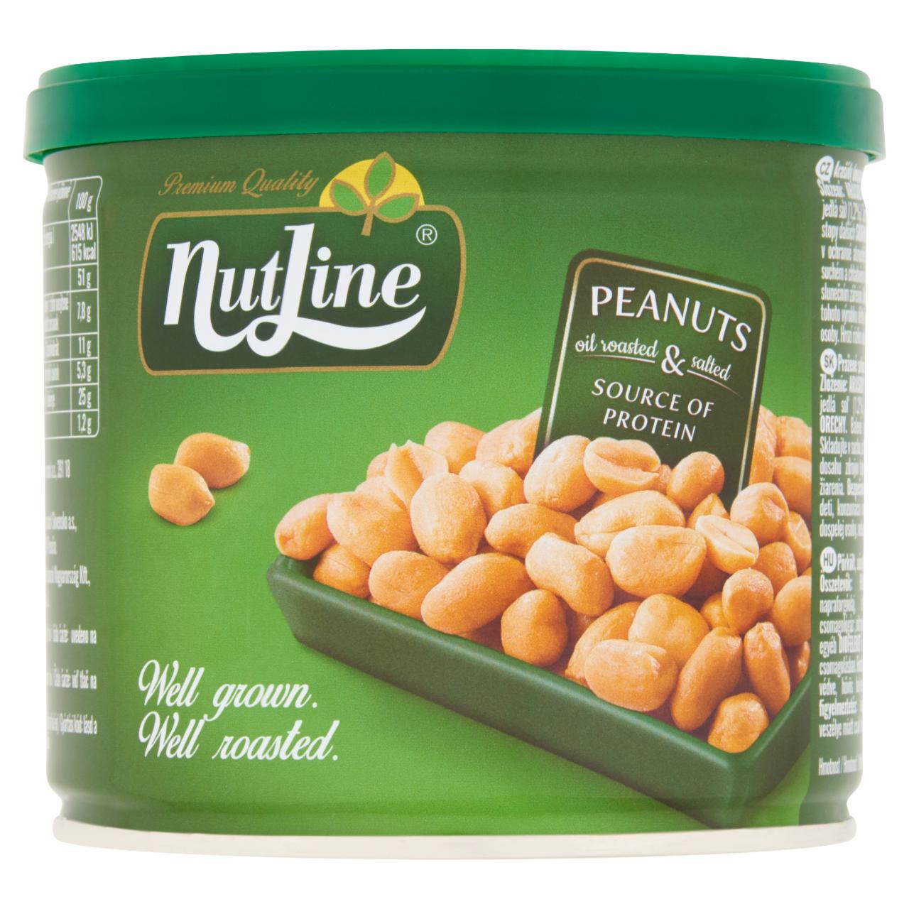 Képek - NutLine pörkölt, sózott földimogyoró 135 g