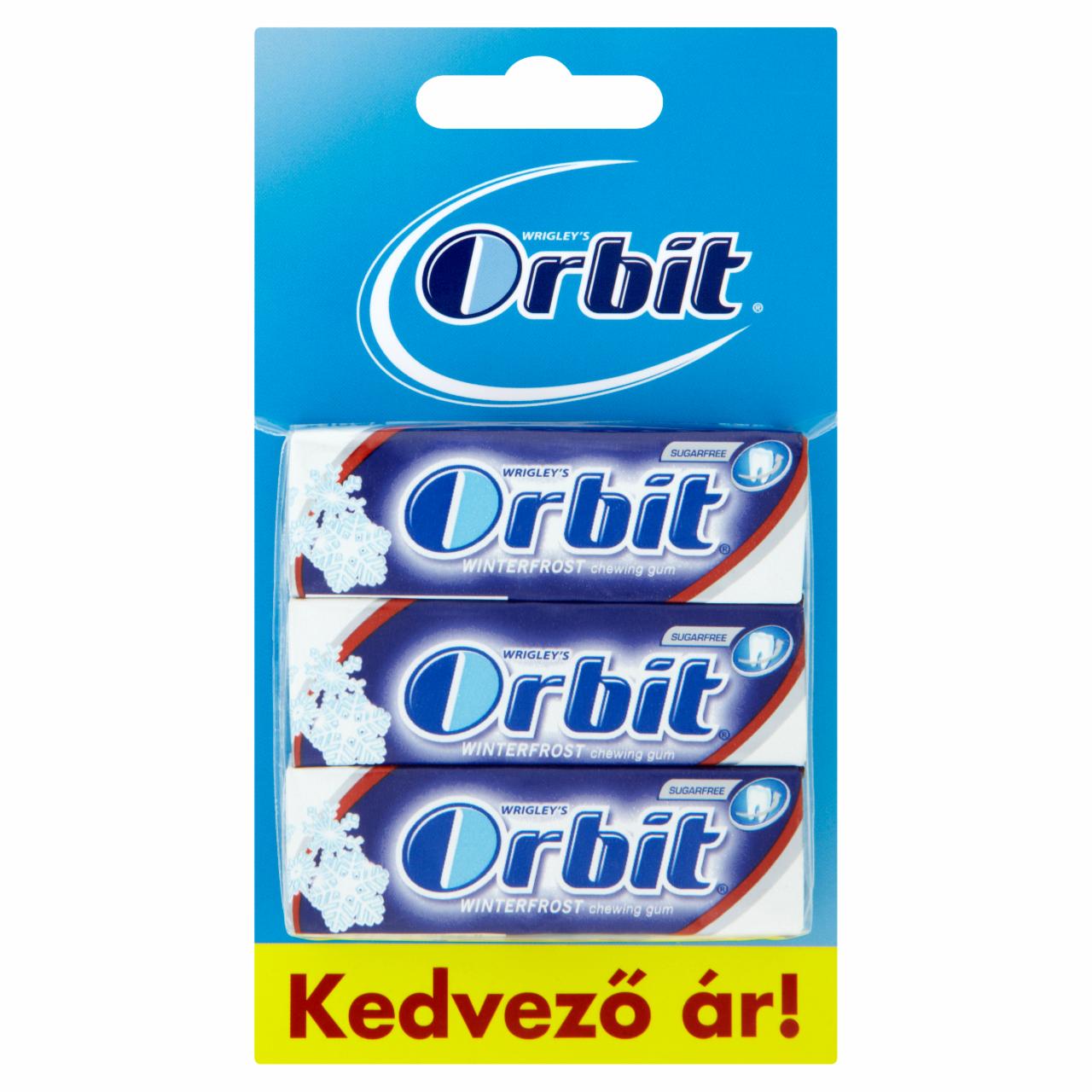 Képek - Orbit Winterfrost Multipack cukormentes rágógumi 3 x 14 g