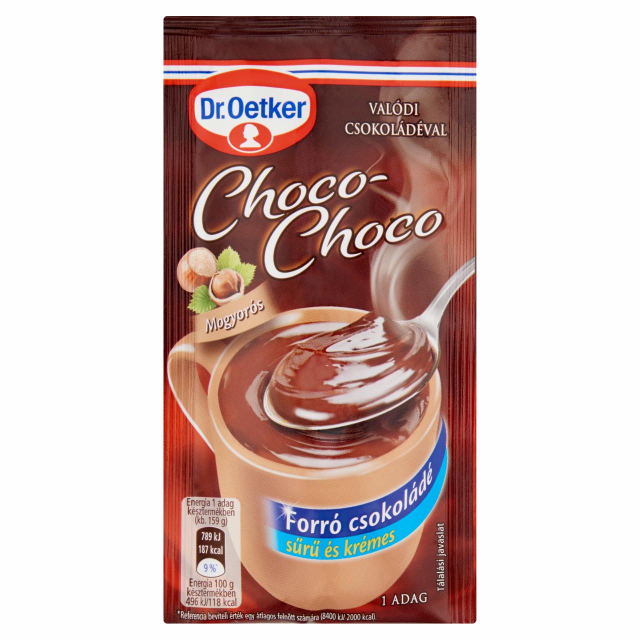 Képek - Dr. Oetker Choco-Choco mogyorós forró csokoládé italpor 34 g