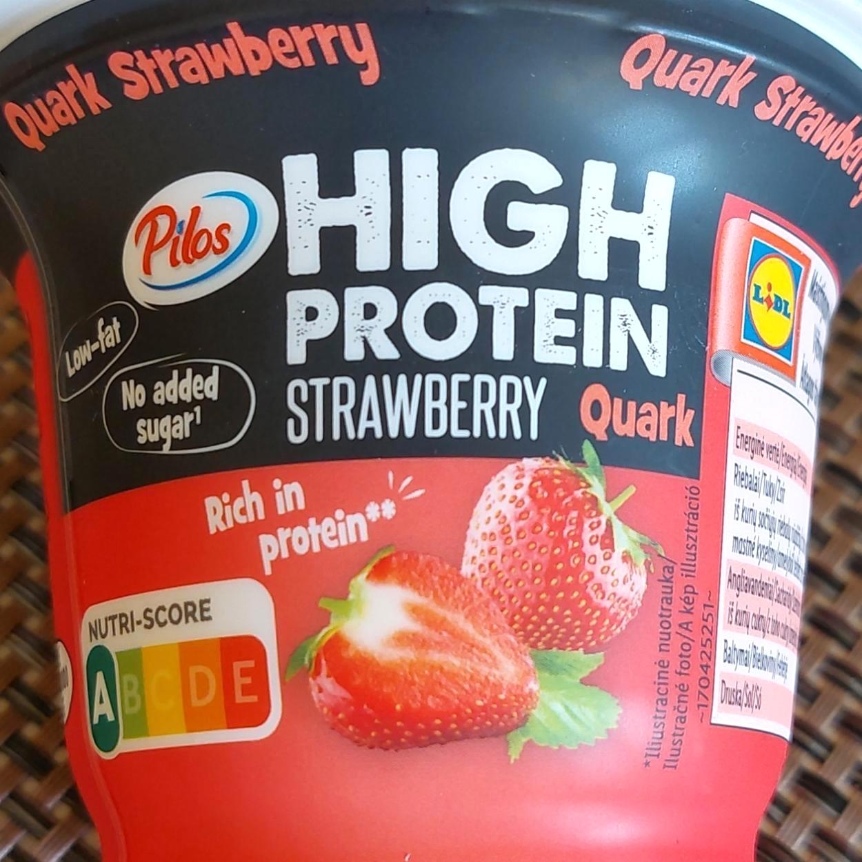 Képek - High protein Quark Strawberry Pilos