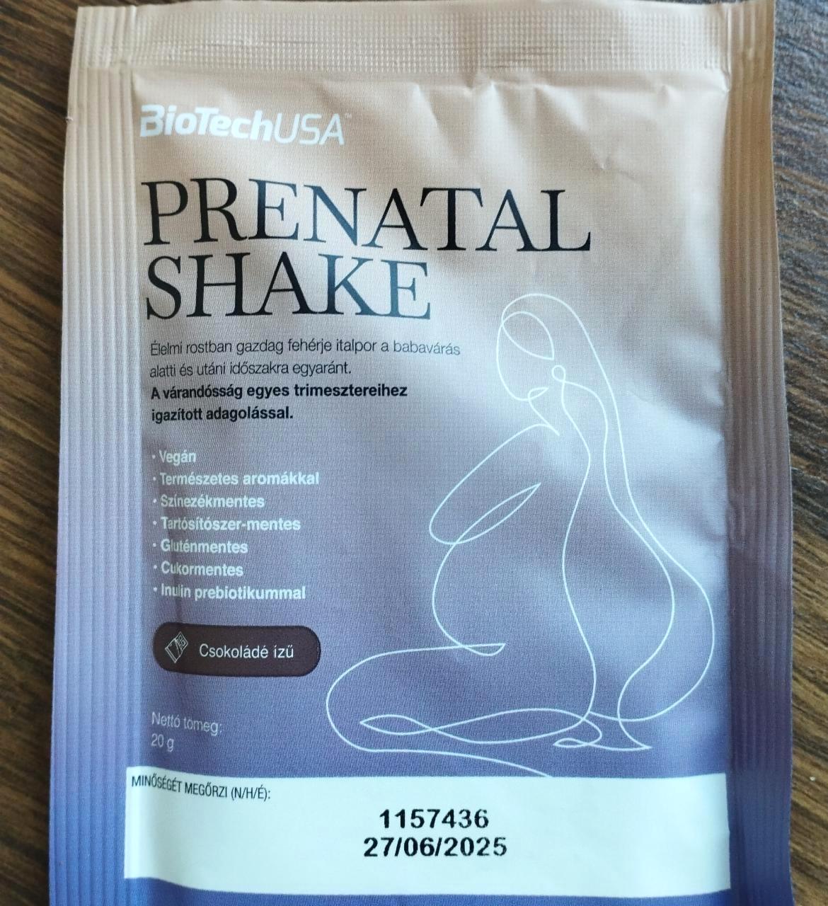 Képek - Prenatal shake csokoládé BioTechUSA