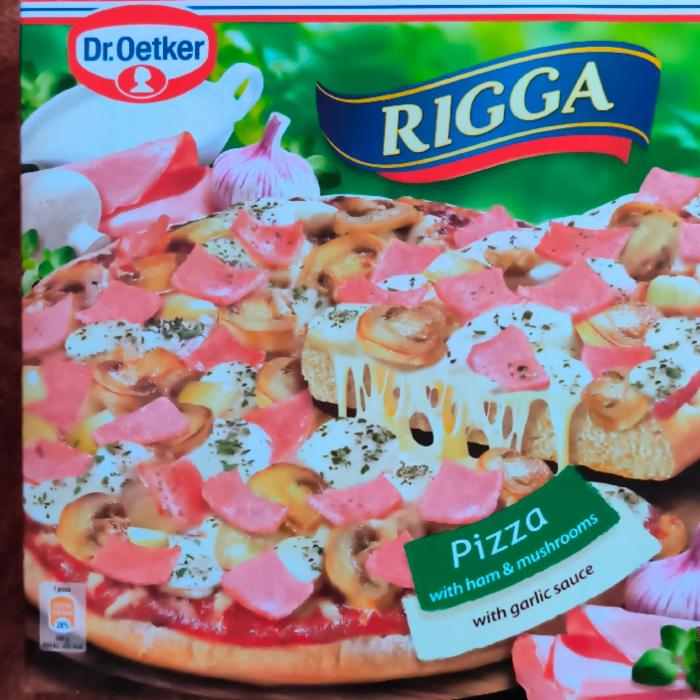 Képek - Rigga pizza sonkás gombás fokhagyma szósszal Dr.Oetker