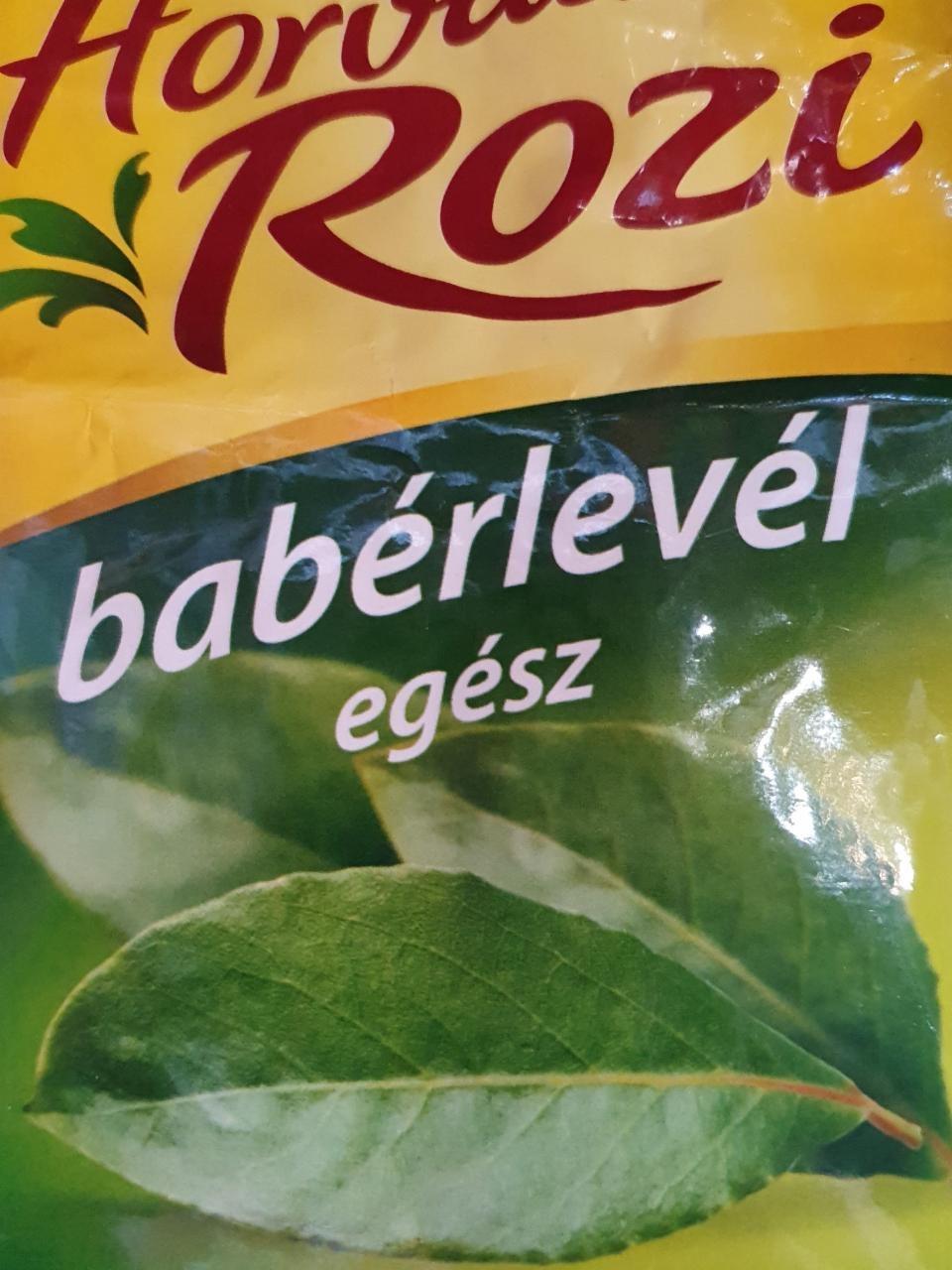 Képek - Babérlevel egész Horváth Rozi