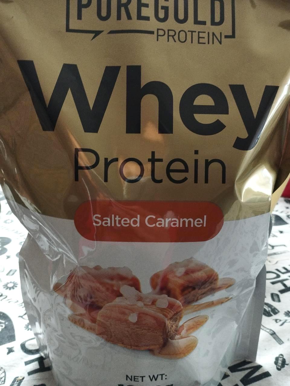 Képek - Whey protein Sós karamellás Pure gold