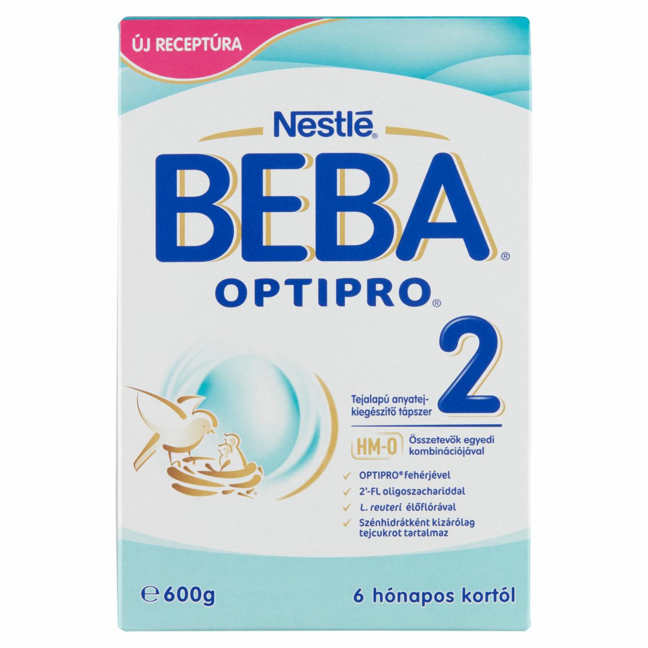 Képek - Beba Optipro 2 tejalapú anyatej-kiegészítő tápszer 6 hónapos kortól 2 x 300 g (600 g)