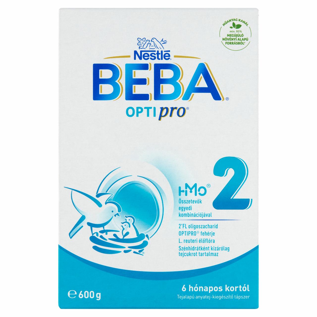Képek - Beba Optipro 2 tejalapú anyatej-kiegészítő tápszer 6 hónapos kortól 2 x 300 g (600 g)
