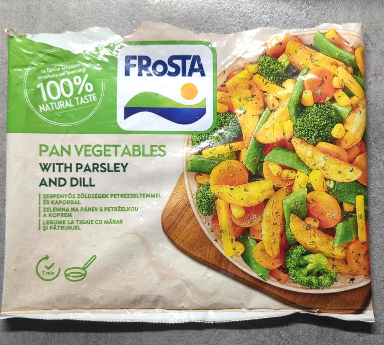Képek - FRoSTA gyorsfagyasztott serpenyős zöldségek petrezselyemmel és kaporral 400 g