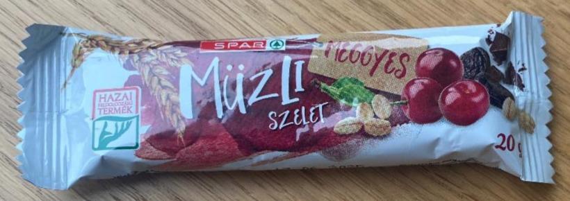 Képek - Meggyes müzli szelet Spar