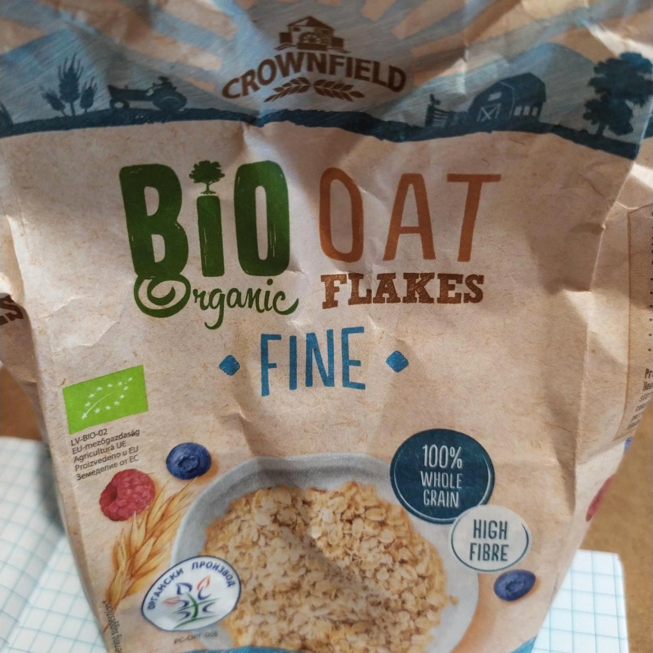 Képek - Bio organic oat flakes fine Crownfield