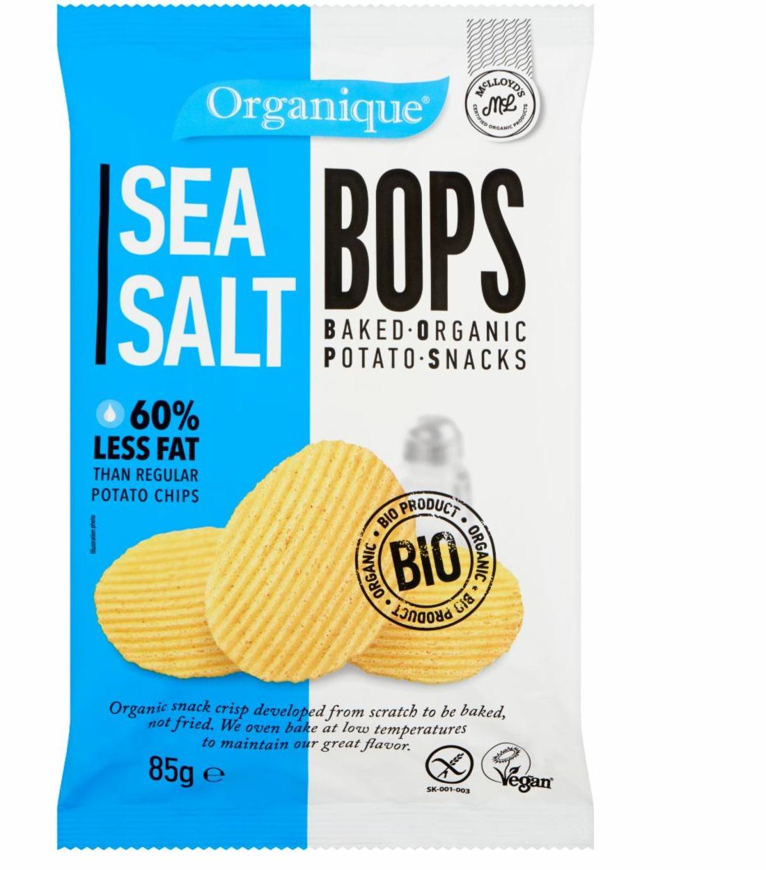 Képek - McLloyd's tengeri sós ízesítésű sült burgonyás bio snack 85 g