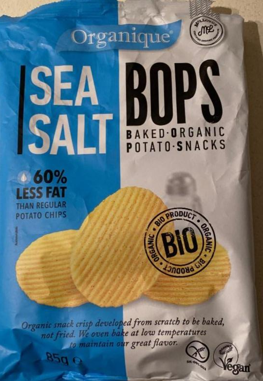 Képek - McLloyd's tengeri sós ízesítésű sült burgonyás bio snack 85 g