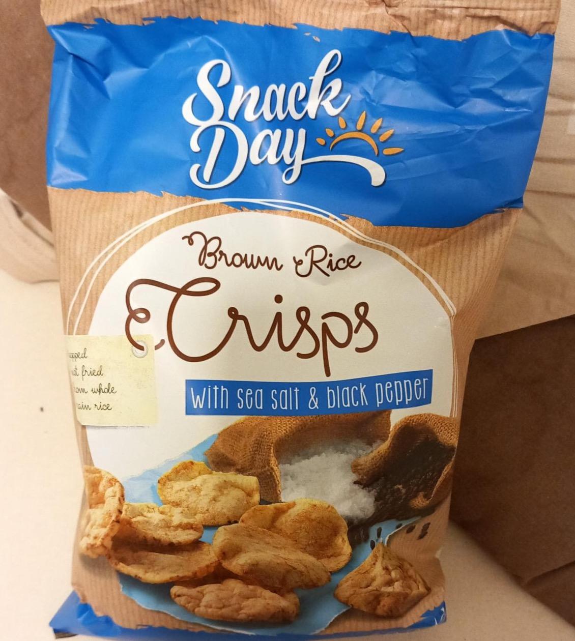 Képek - Sós barnarizs chips Snack Day