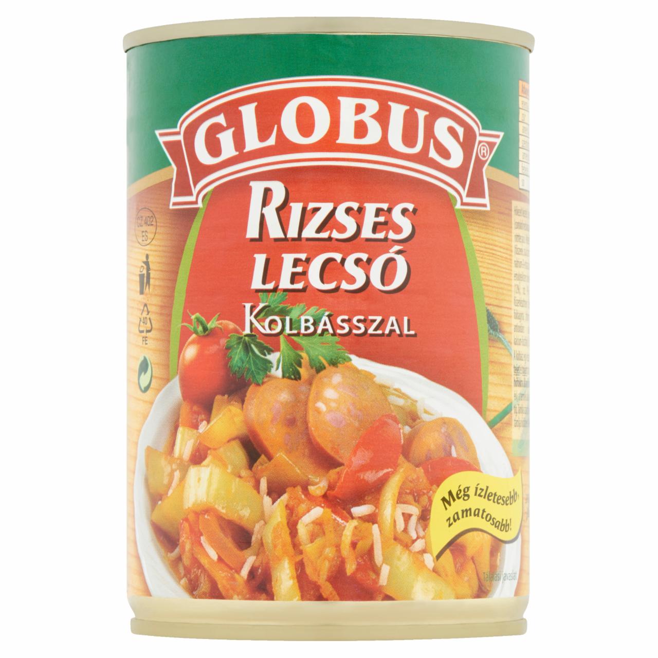 Képek - Globus rizses lecsó kolbásszal 400 g