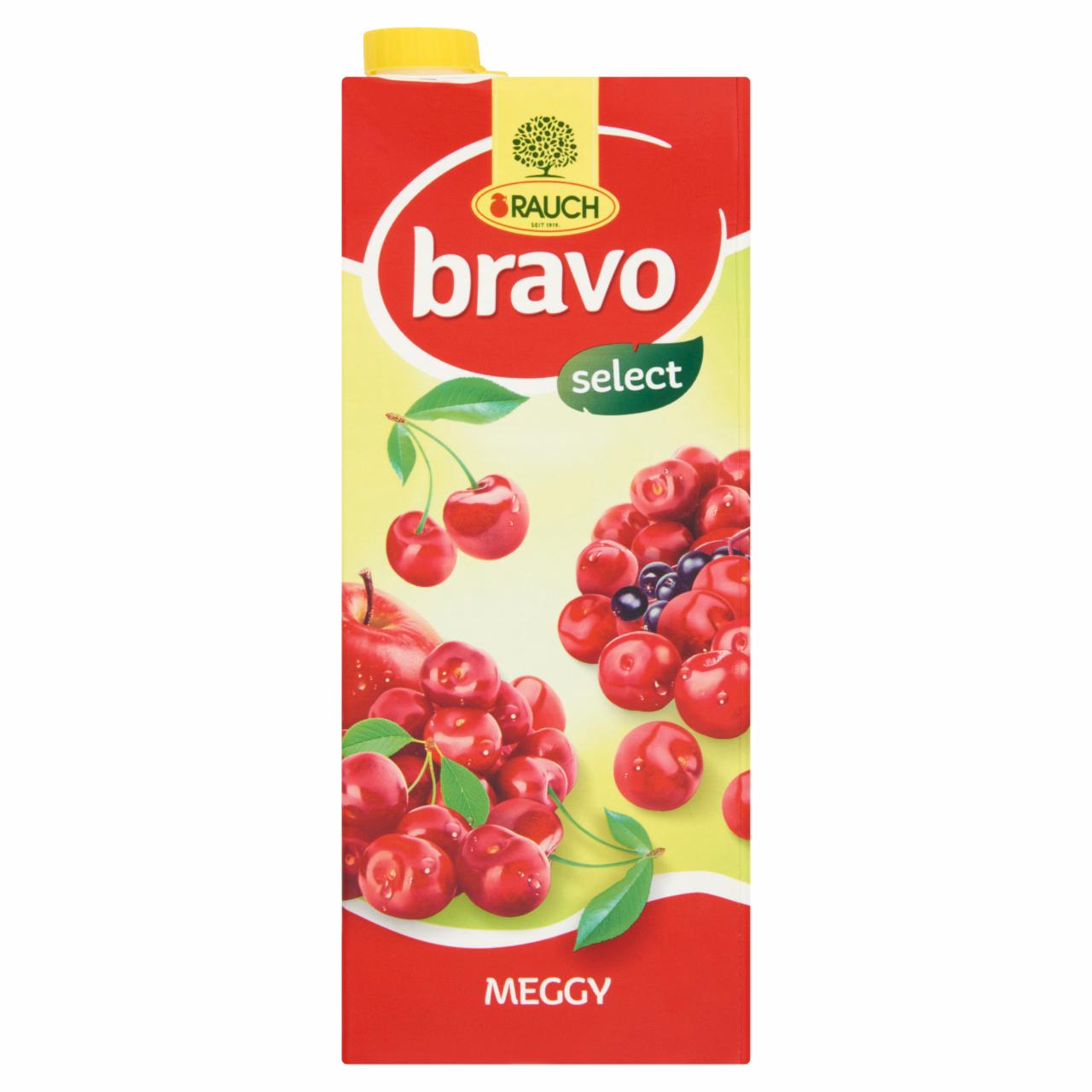 Képek - Rauch Bravo meggy ital cukorral és édesítőszerekkel, C-vitaminnal 1,5 l