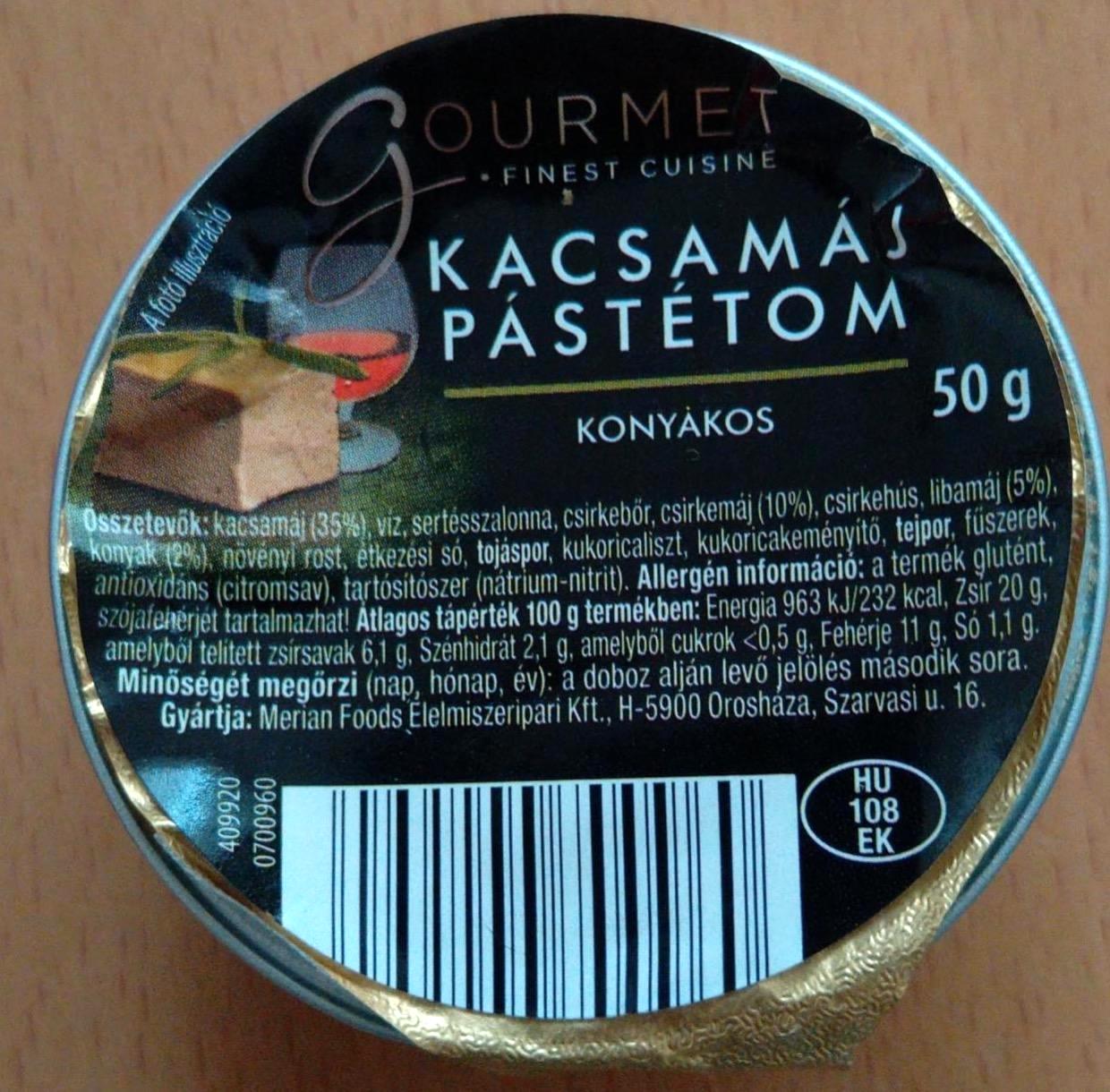 Képek - Kacsamáj pástétom Konyakos Gourmet