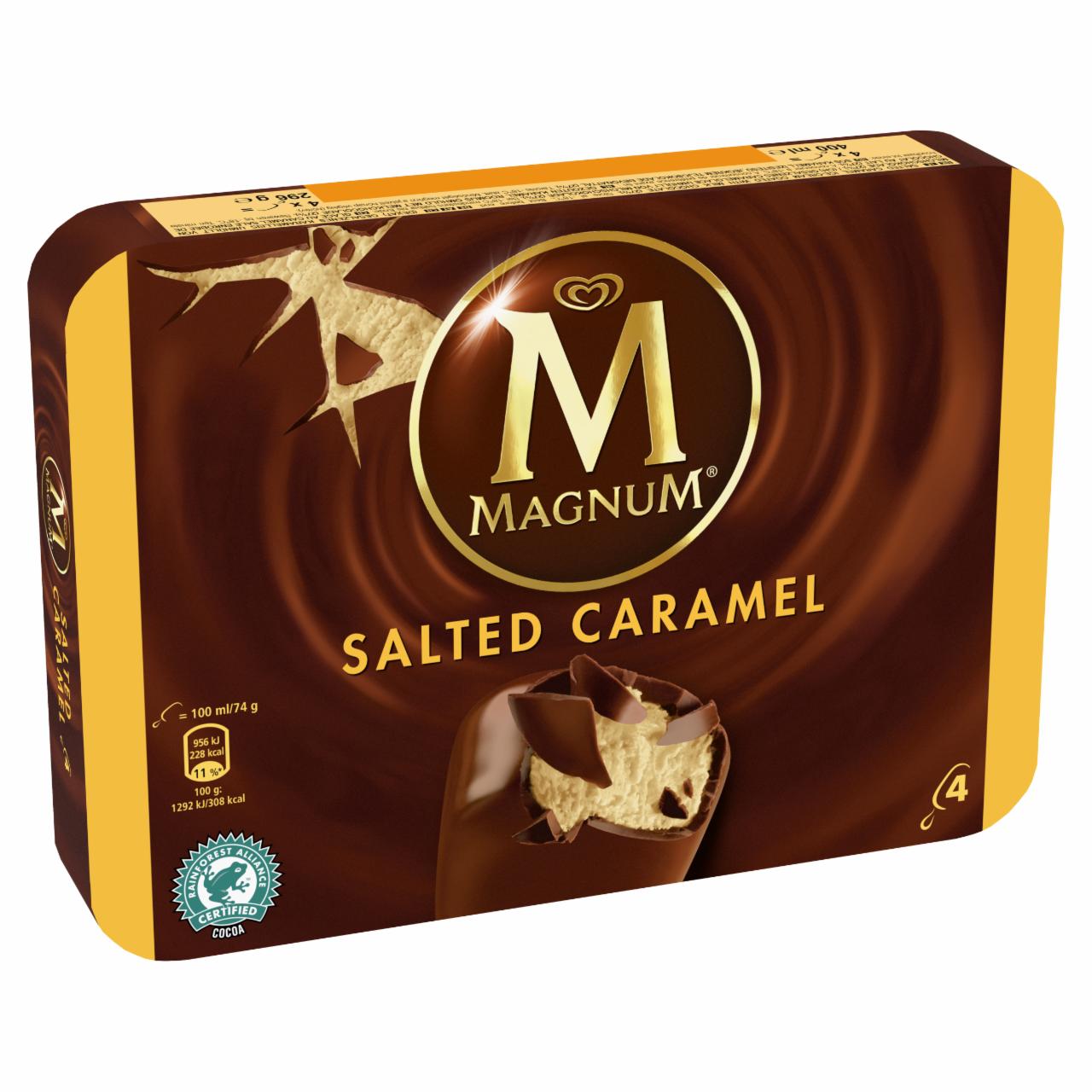 Képek - Magnum Multipack Sós Karamell jégkrém 4 x 100 ml