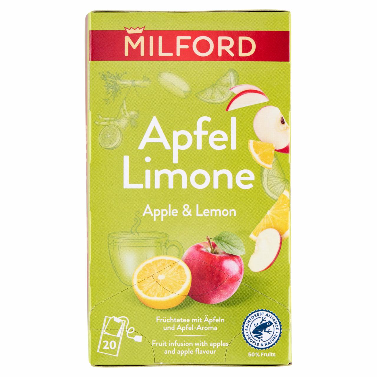 Képek - Milford almás gyümölcstea 20 filter 45 g