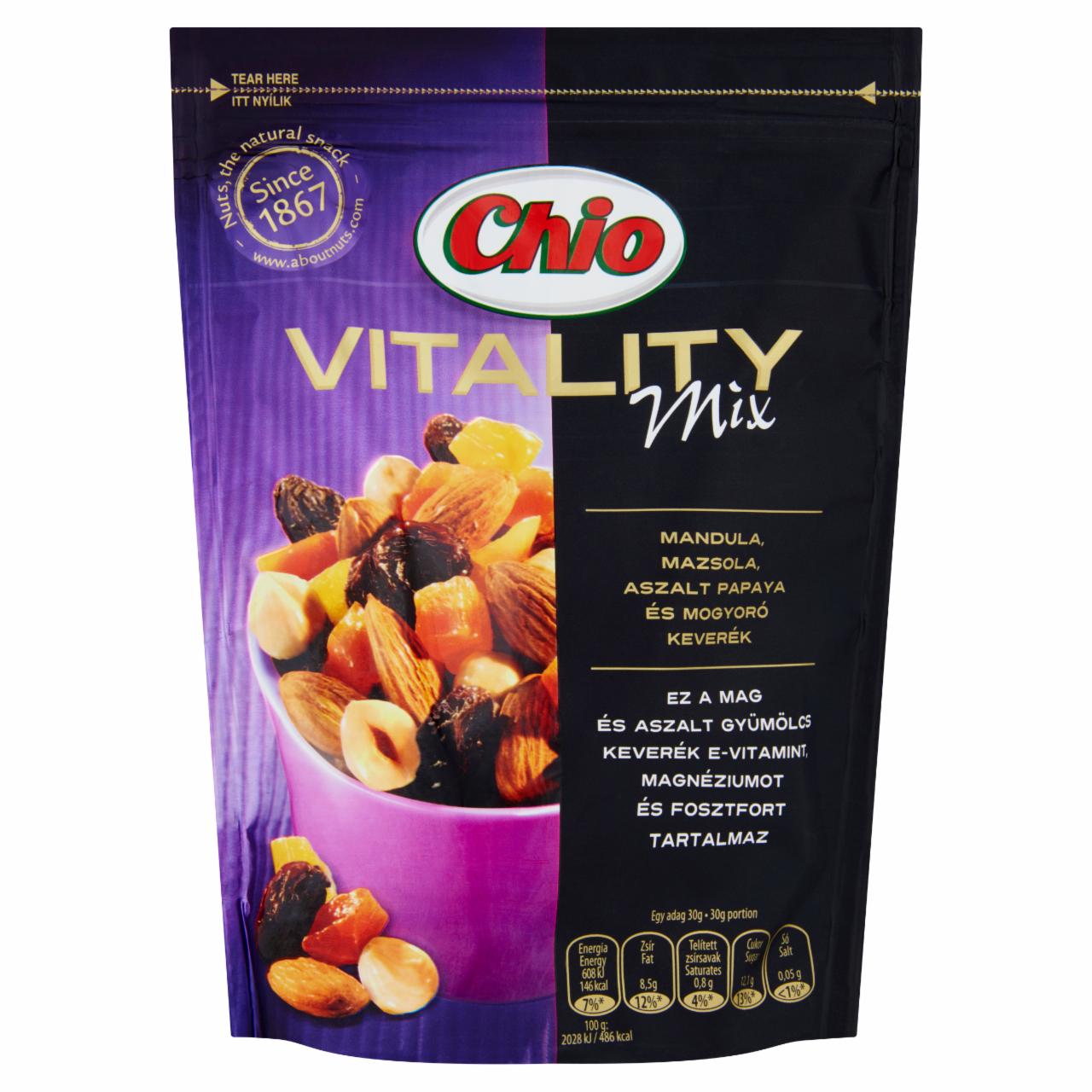 Képek - Chio Vitality Mix mag és aszalt gyümölcs keverék 125 g