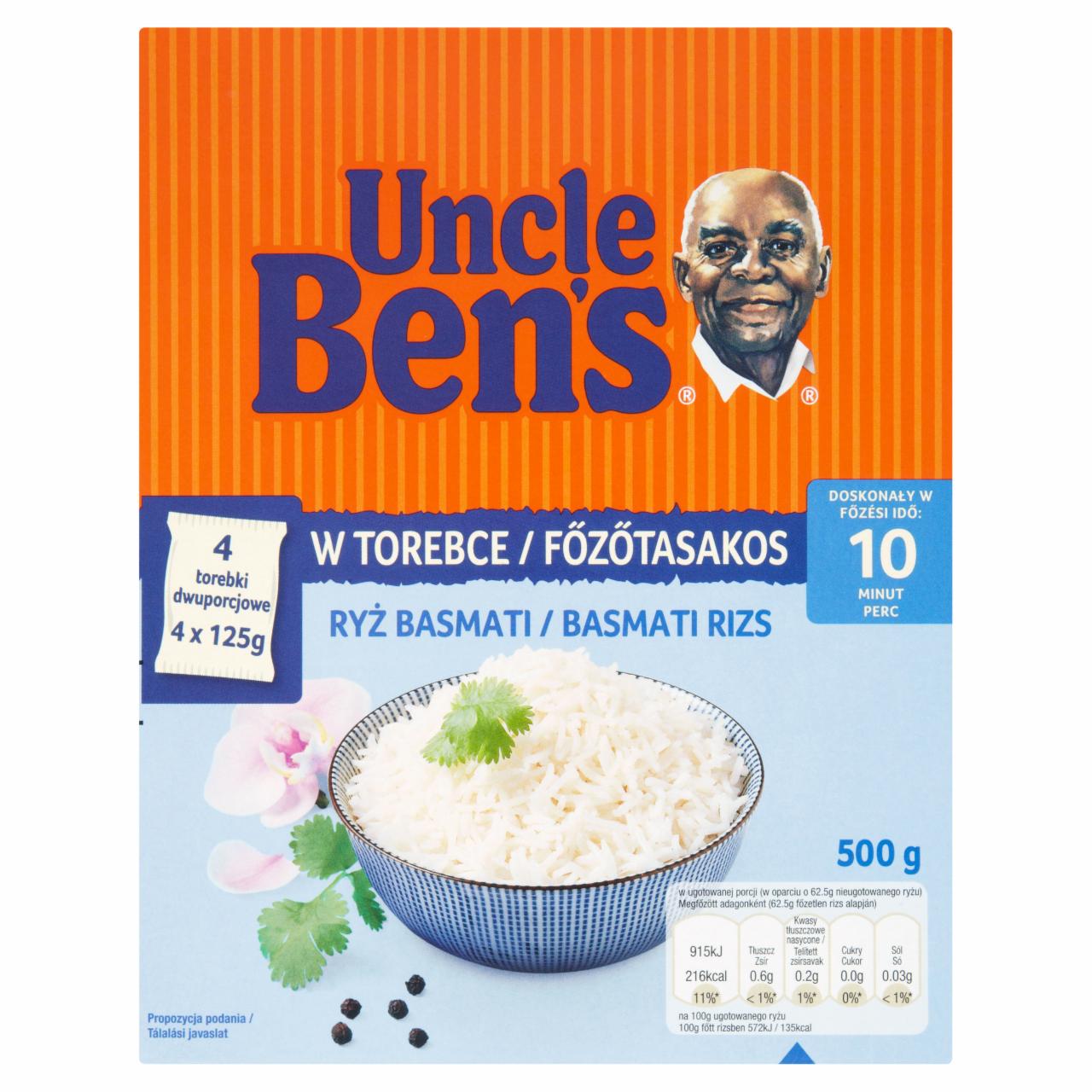 Képek - Uncle Ben's főzőtasakos basmati rizs 500 g