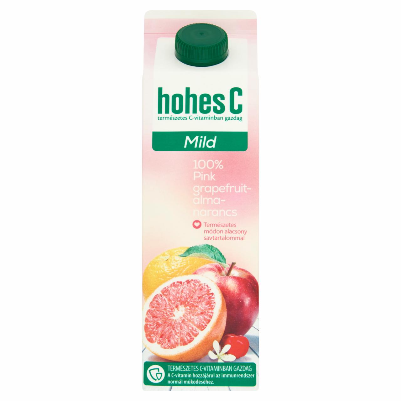 Képek - Hohes C Mild 100% pink grapefruit-alma-narancs-acerola vegyes gyümölcslé 1 l