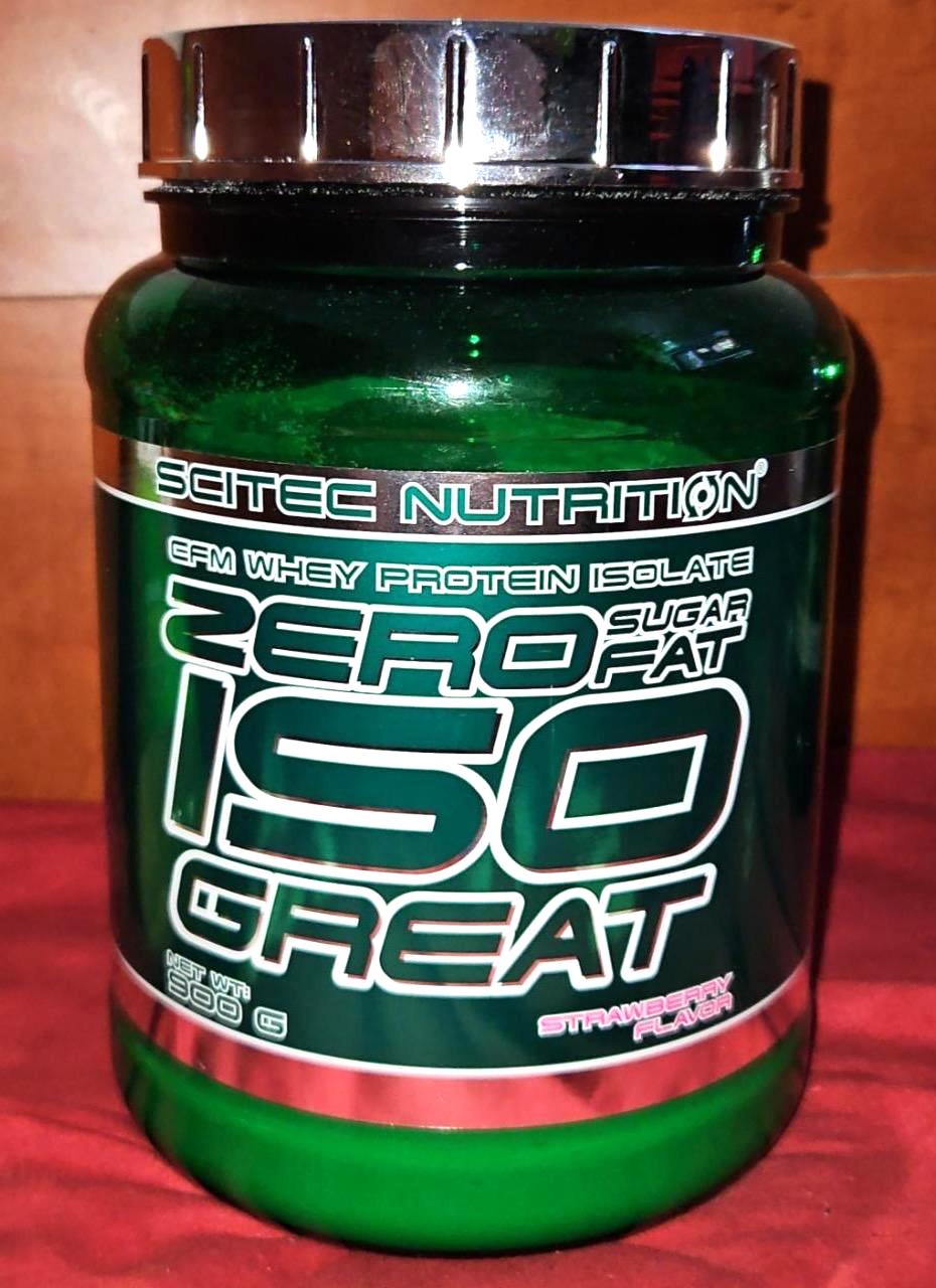 Képek - IsoGreat Zero Sugar Fat Strawberry Scitec Nutrition