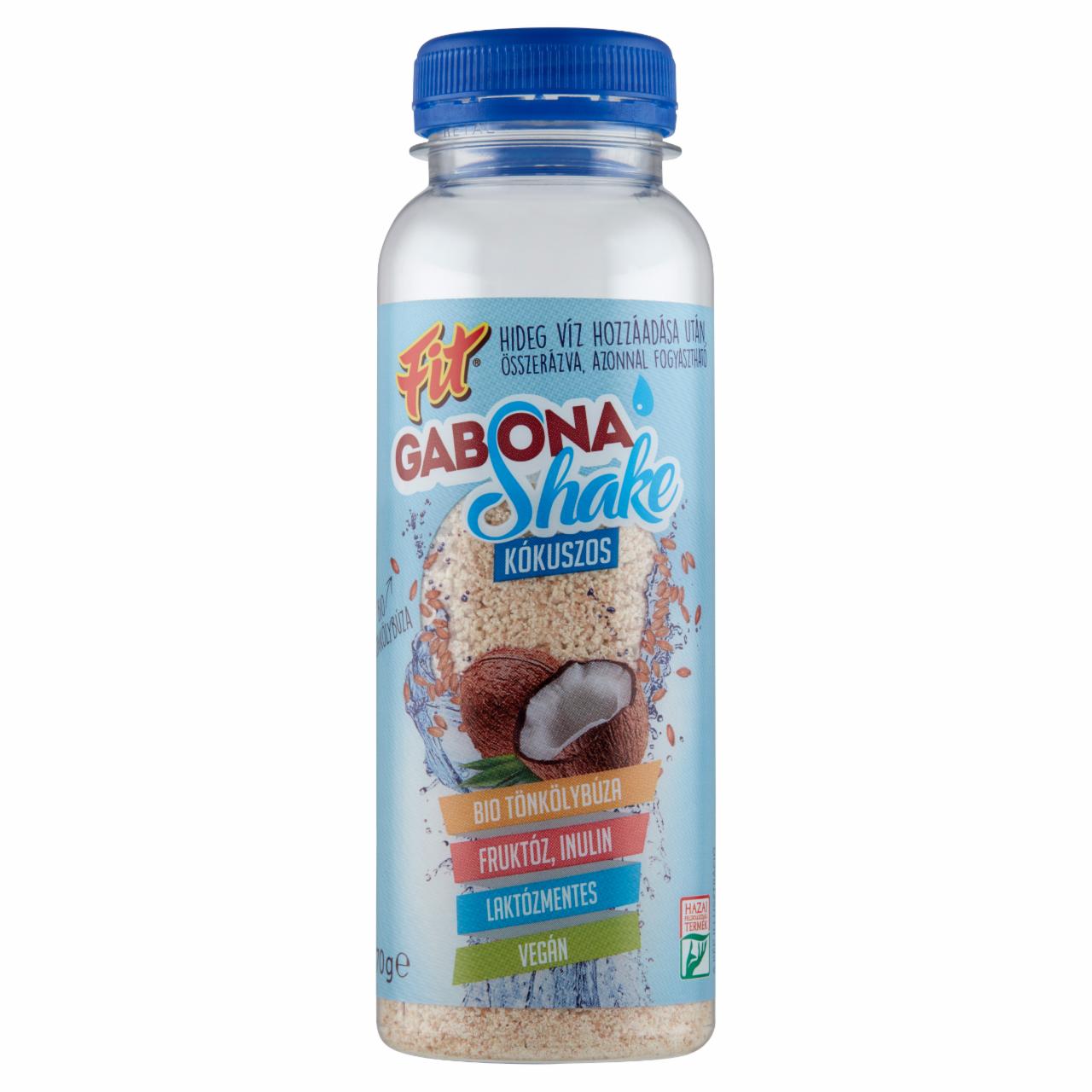 Képek - Fit Gabona Shake kókuszos tönkölybúza shake inulinnal 70 g