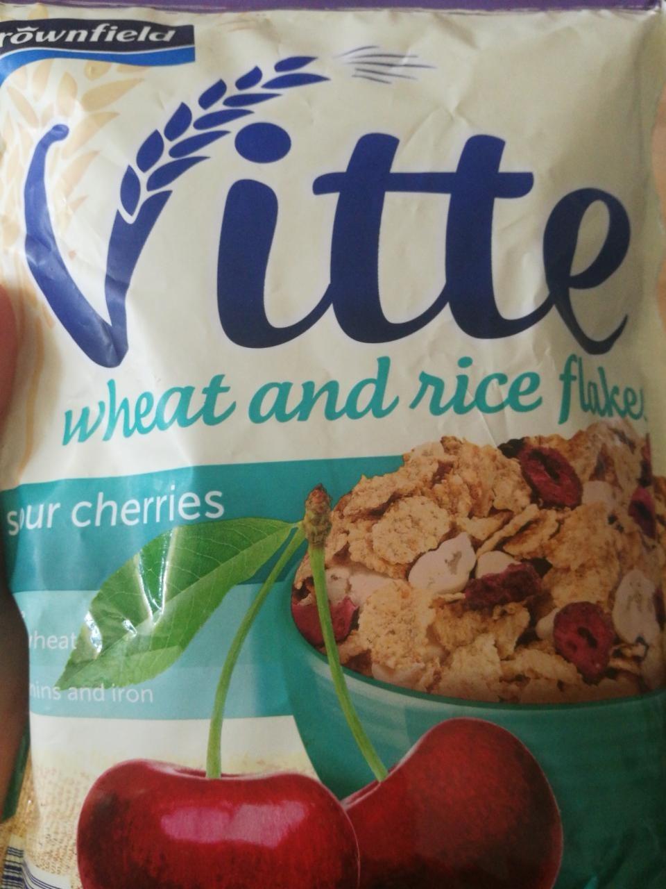 Képek - Vitte wheat and rice flakes meggyes Crownfield