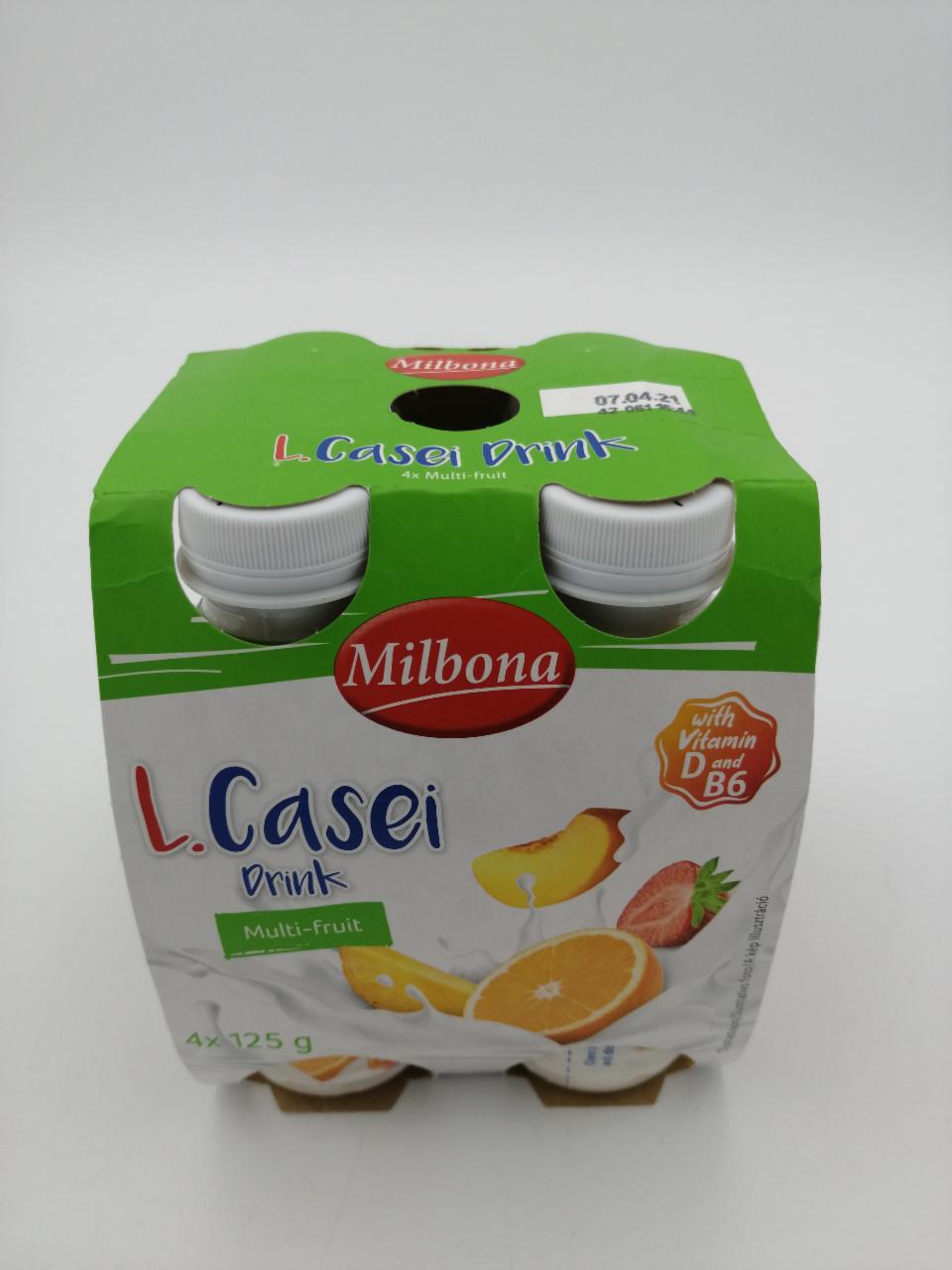 Képek - Milbona l.casei joghurtital vegyes gyümölcsös