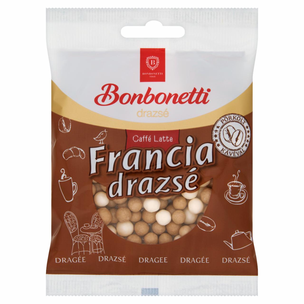 Képek - Bonbonetti Caffé Latte francia drazsé tejes-kávés ízesítéssel 70 g