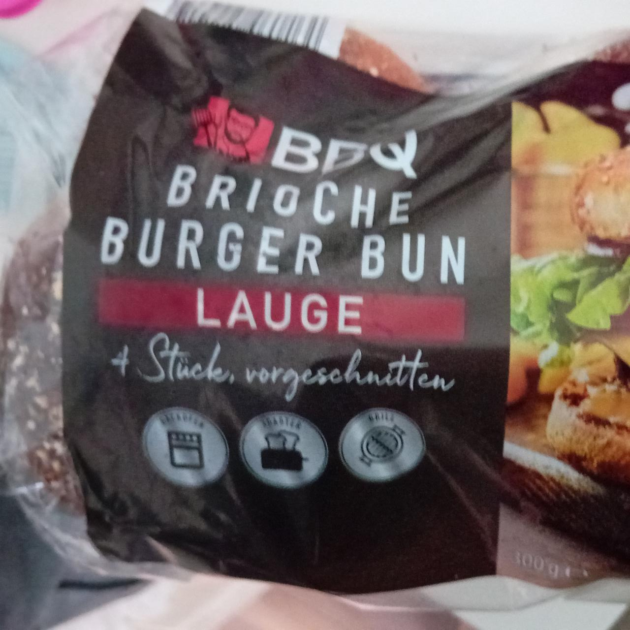 Képek - Brioche Burger bun Lauge BBQ