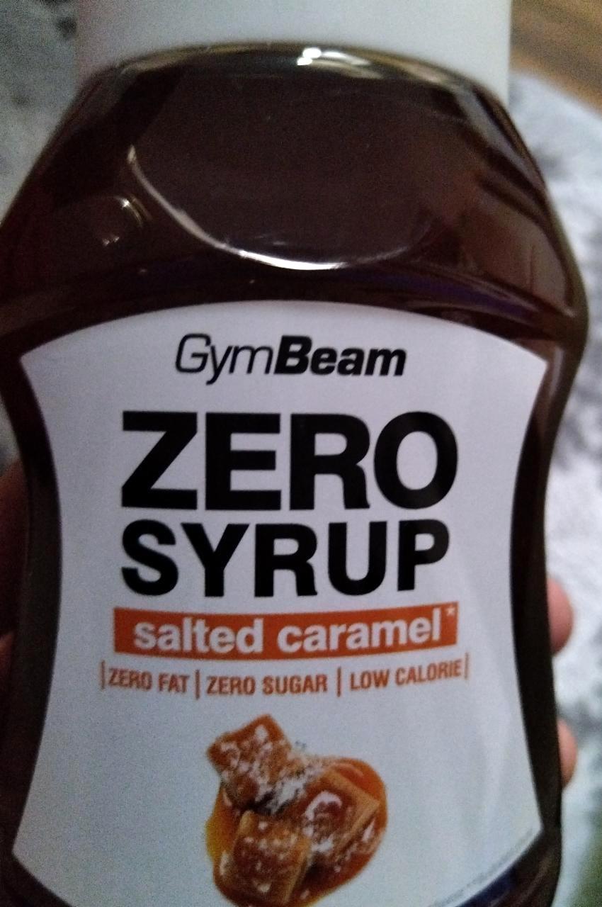 Képek - Zero syrup Salted caramel GymBeam
