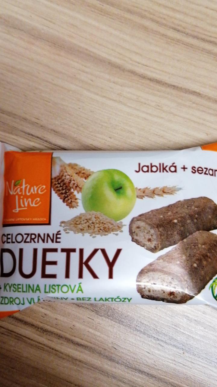 Képek - Celozrnné duetky jablko sezam Natur Line