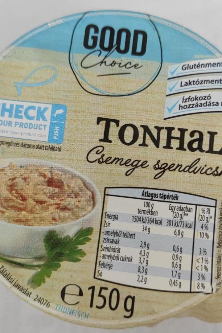 Képek - Tonhalas csemege szendvicskrém Good choice