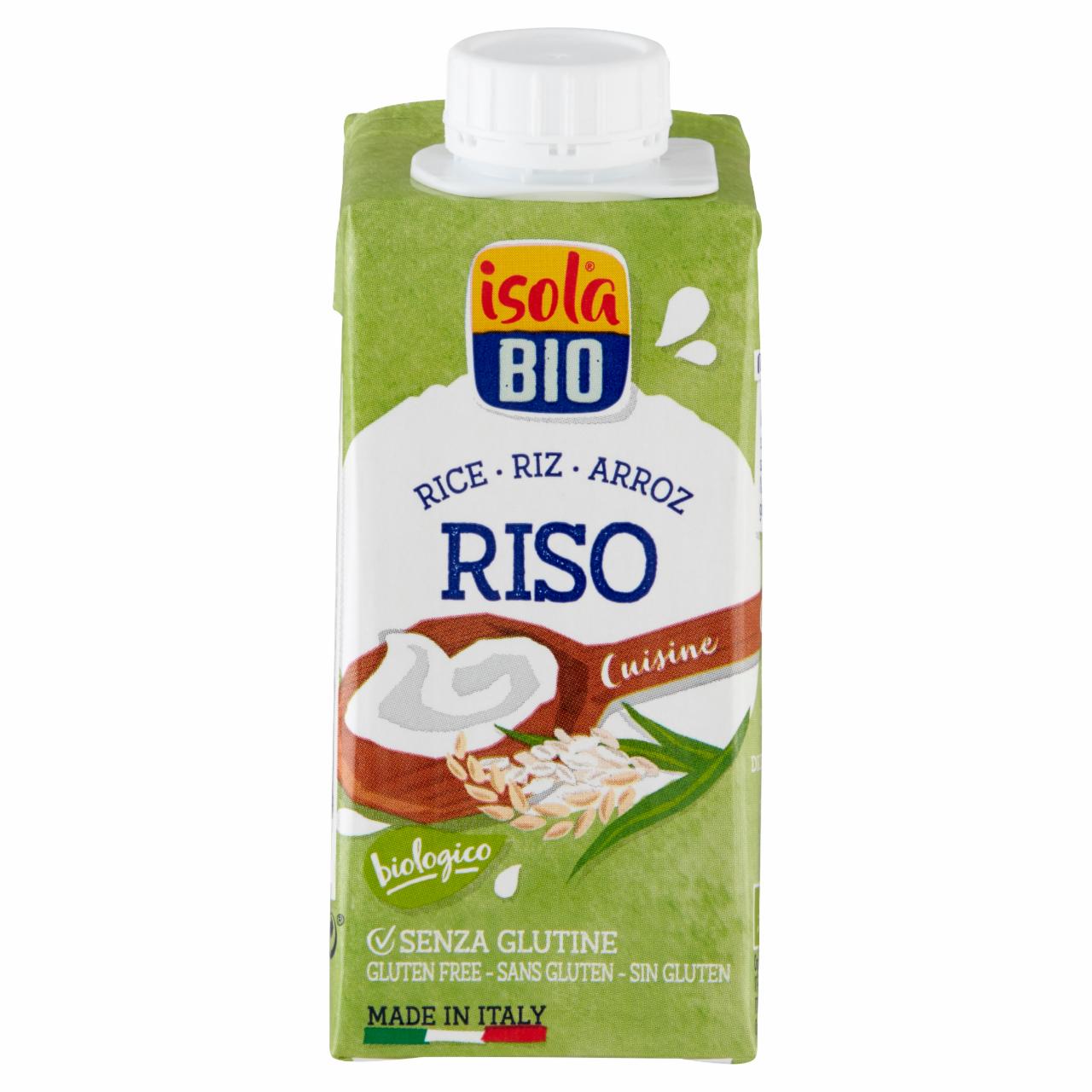 Képek - Isola Bio gluténmentes bio rizs főzőkrém 200 ml