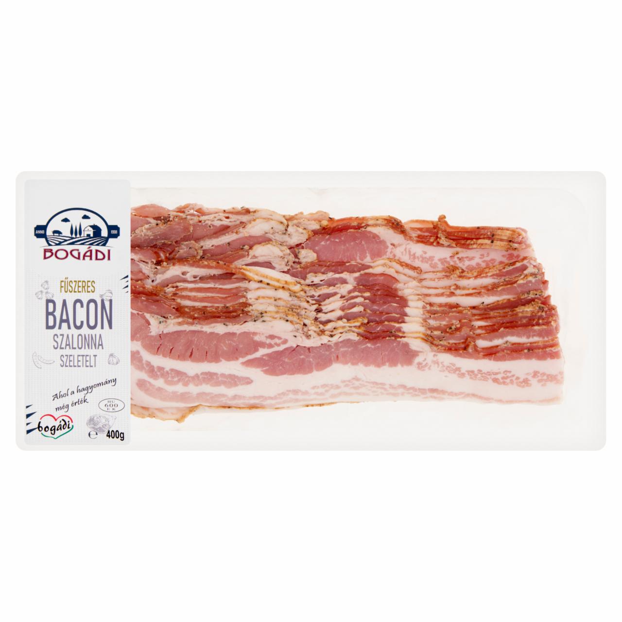 Képek - Bogádi szeletelt fűszeres bacon szalonna 400 g