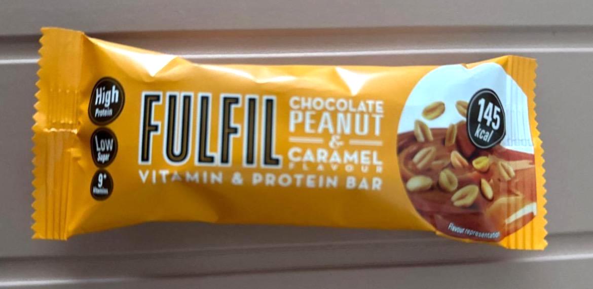 Képek - Protein szelet Chocolate peanut & caramel Fulfil
